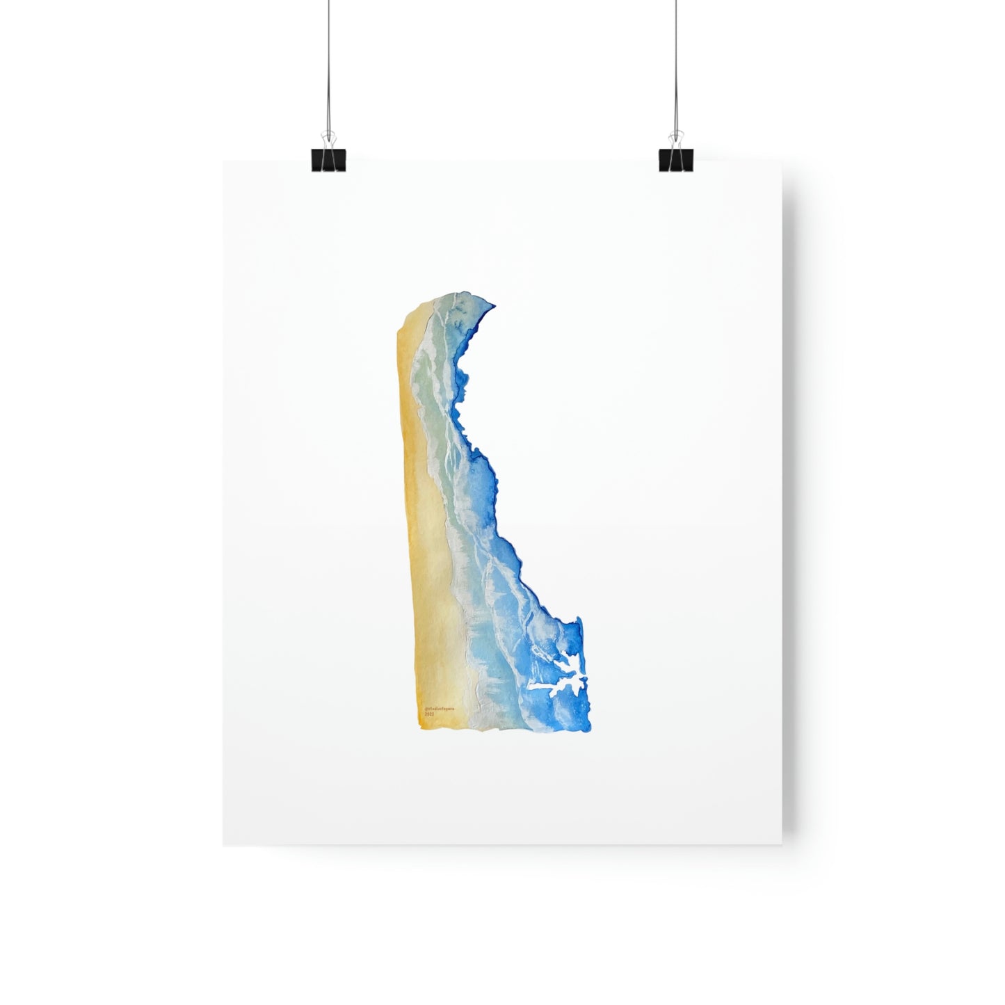 Delaware Beaches Unframed Premium Print