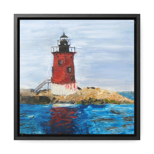 Breakwater Lighthouse Canvas Print