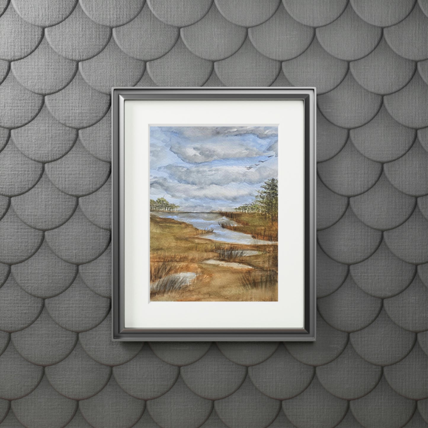 A Walk at Gordon's Pond - Fine Art Print (with Passepartout Paper Frame)