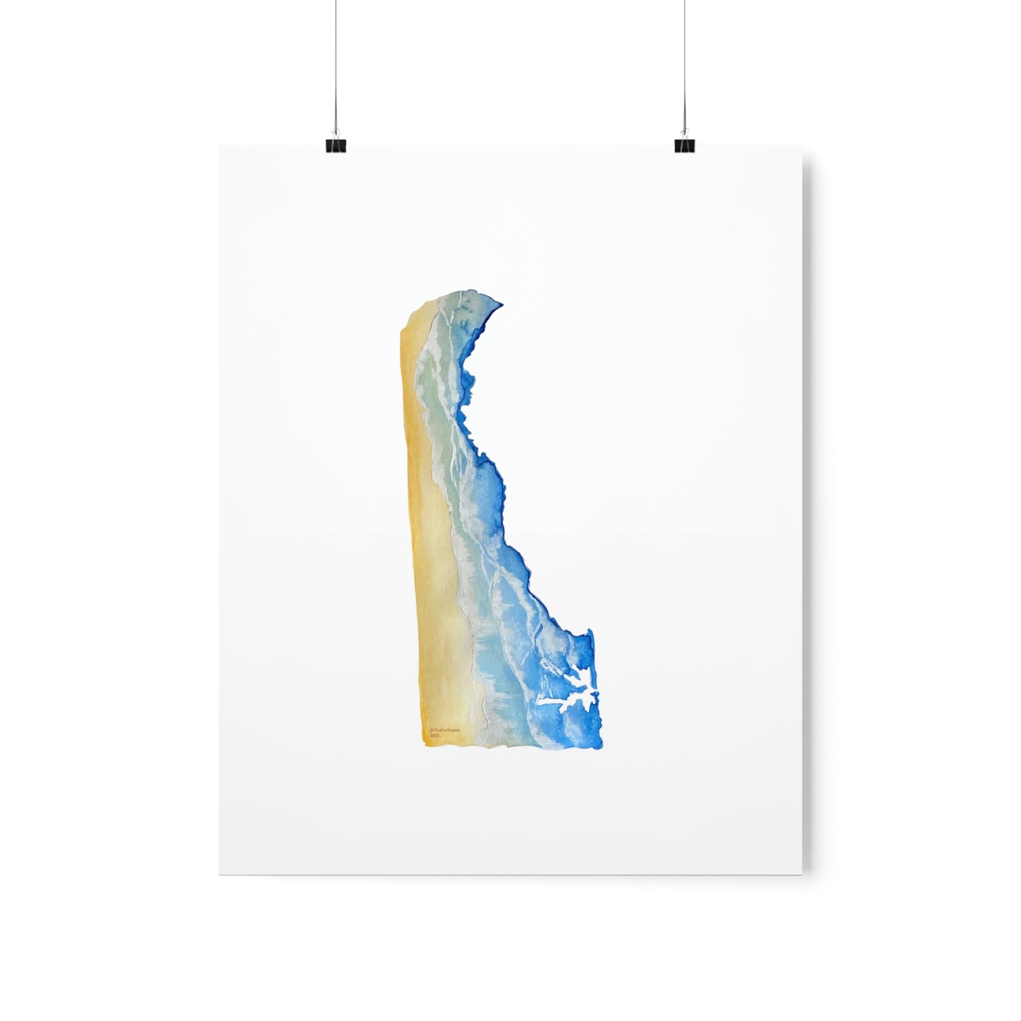 Delaware Beaches Unframed Premium Print