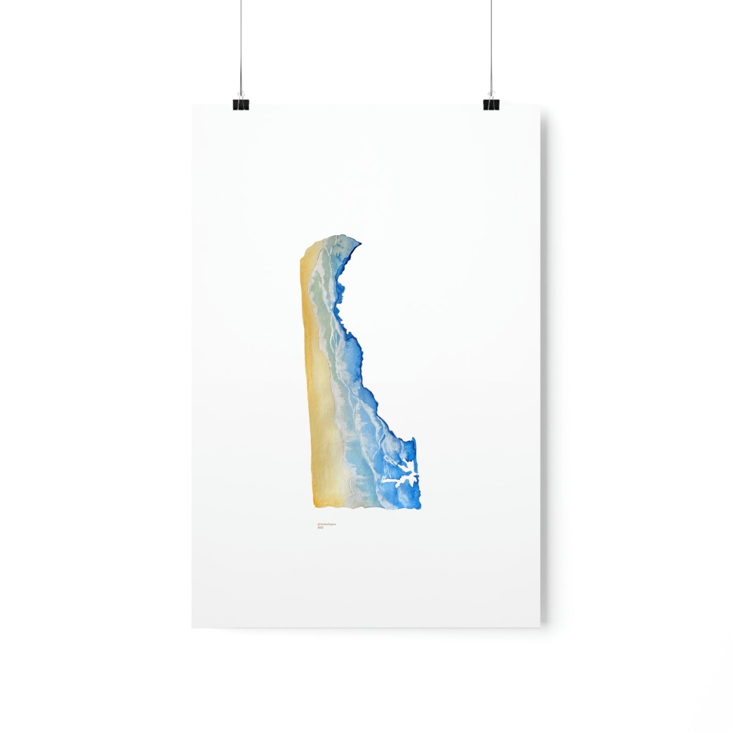 Delaware Beaches Unframed Premium Print