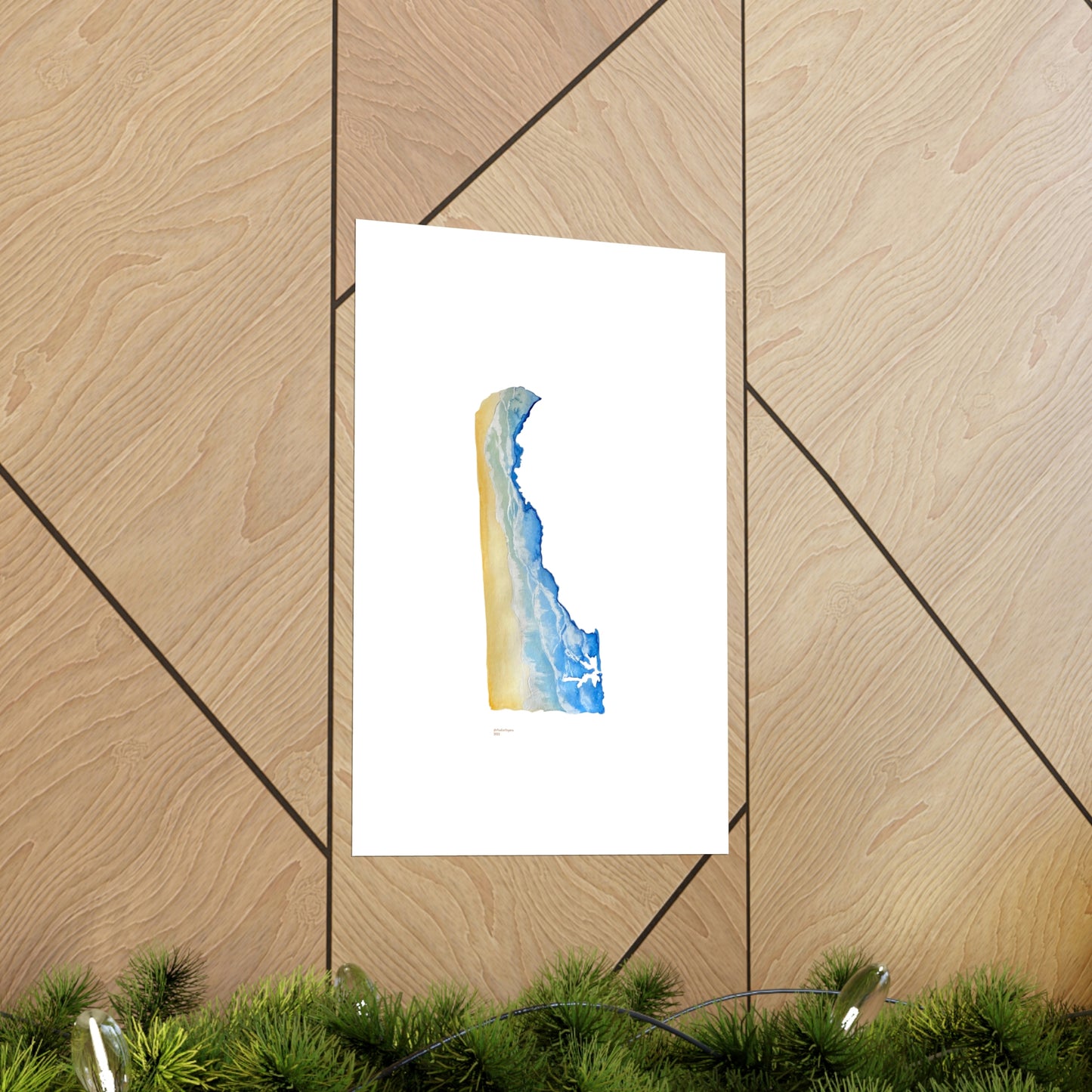 Delaware Beaches Unframed Premium Print