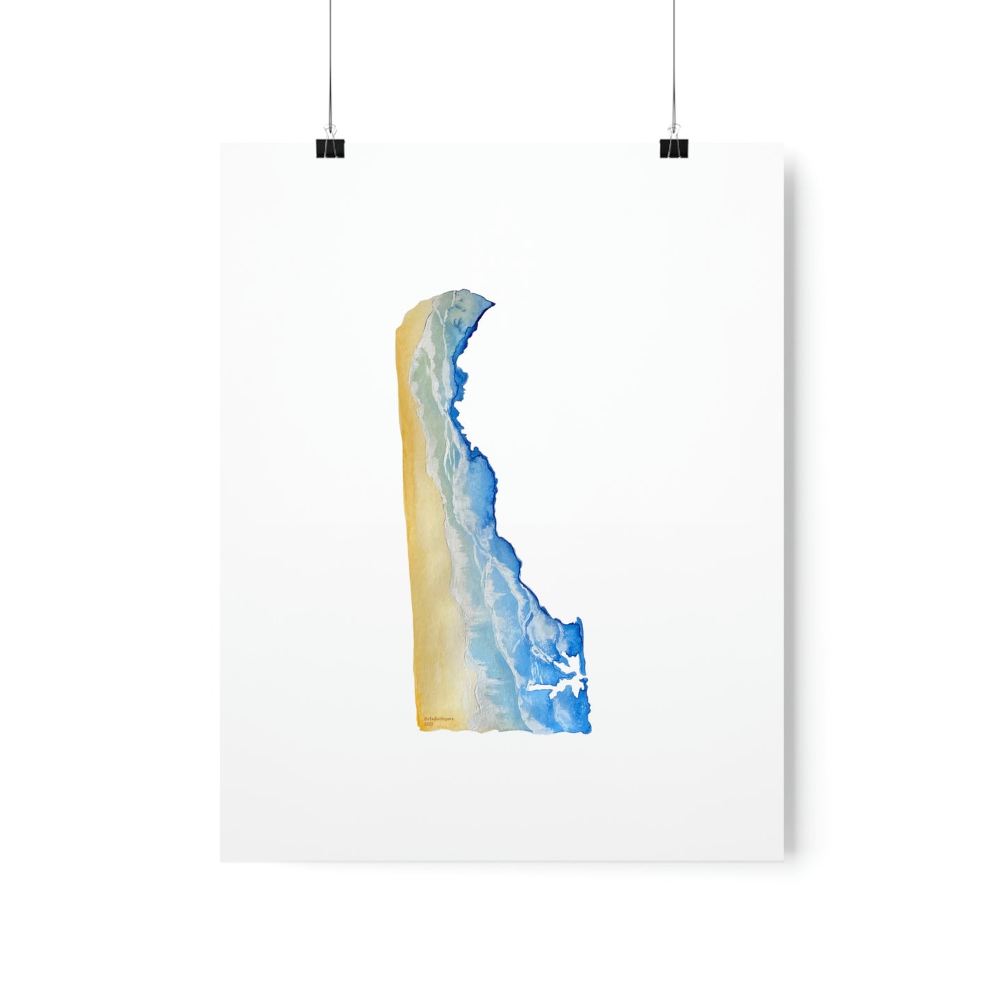 Delaware Beaches Unframed Premium Print